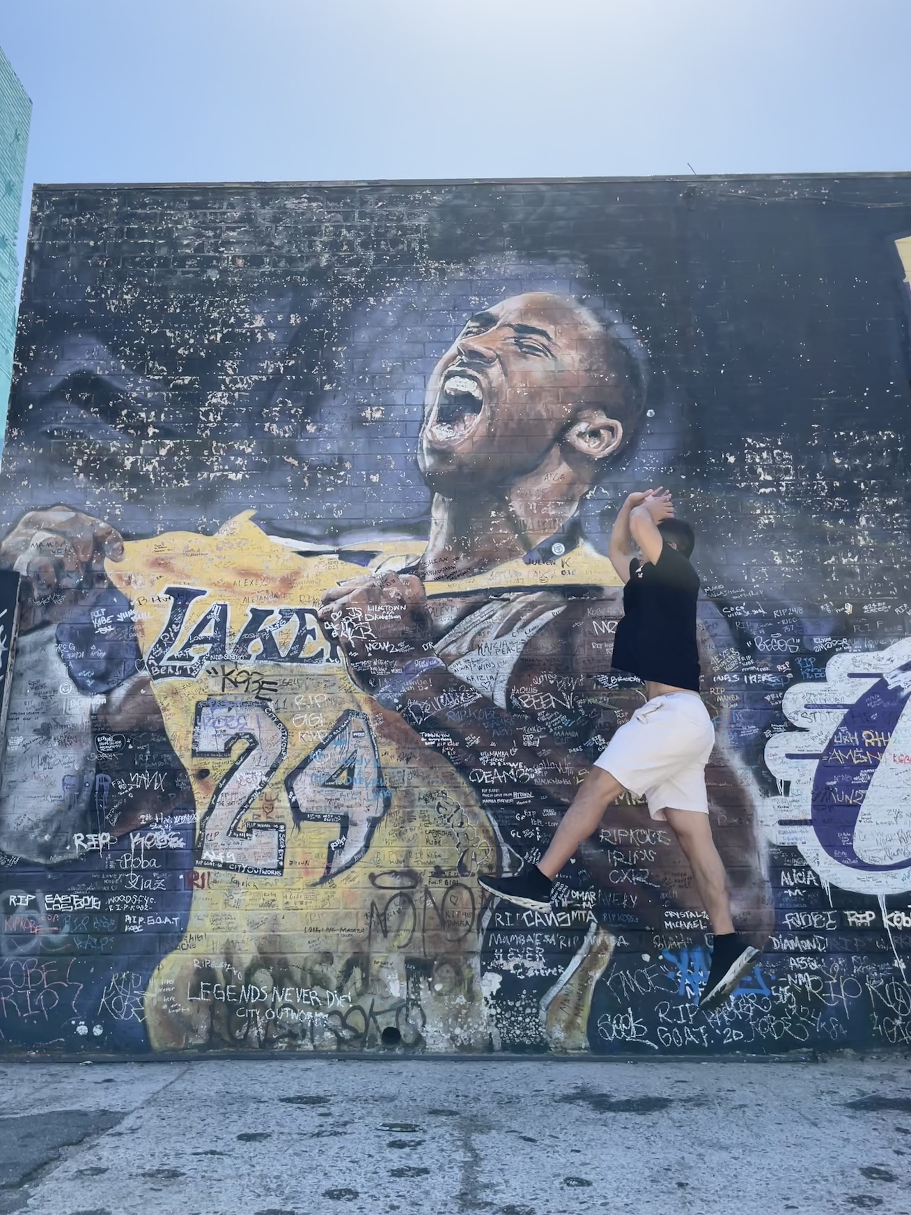 Basketball court in Los Angeles