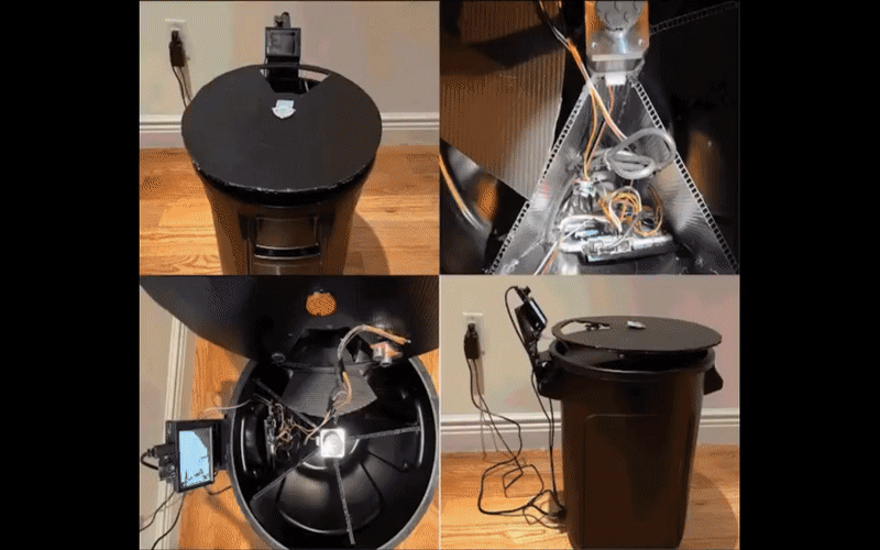 Citi-Bin intelligent garbage bin animation
